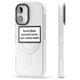 iPhone 16 Pro Max Social Media Quote Black Impact Phone Case