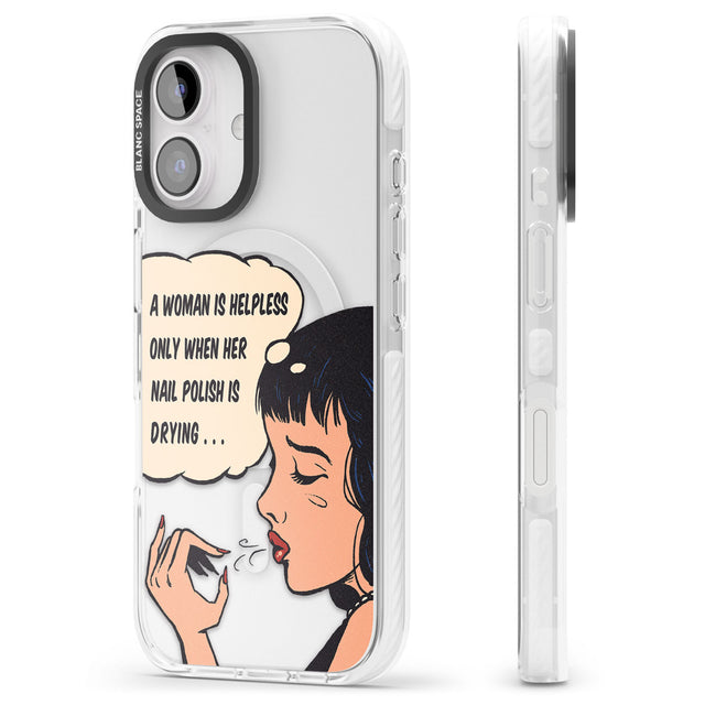 Drying Nails - Pop Art Impact Magsafe Phone Case for iPhone 16, iPhone 16 Plus