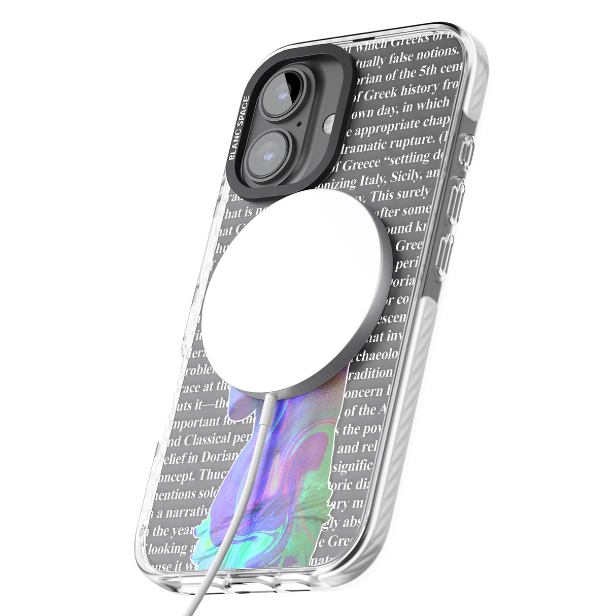 iPhone 16 Iridescent De Milo Clear Impact Phone Case