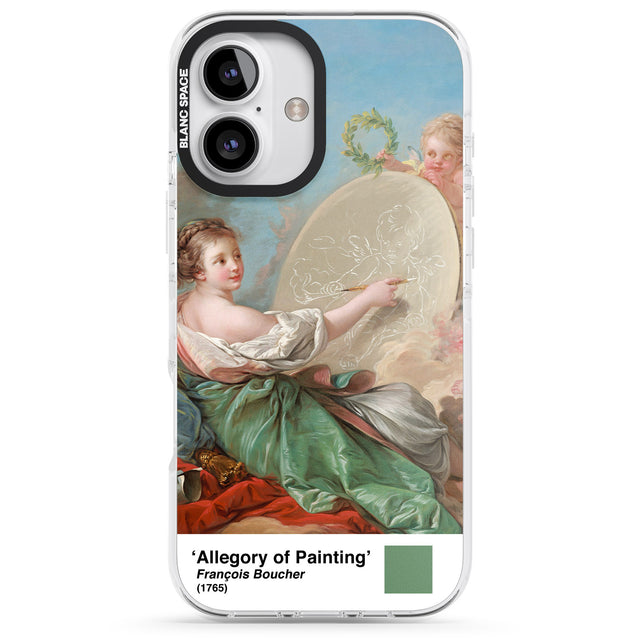 iPhone 16 Pro Max Allegory of Painting Black Impact Phone Case