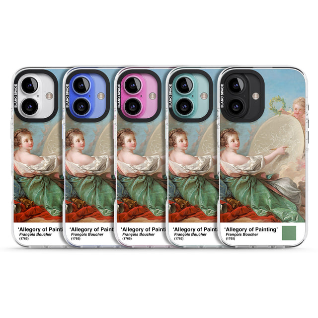 iPhone 16 Pro Max Allegory of Painting Black Impact Phone Case