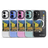 iPhone 16 Pro Max Cafe Terrace at Night Black Impact Phone Case