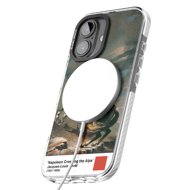 iPhone 16 Pro Max Napoleon Crossing the Alps Black Impact Phone Case