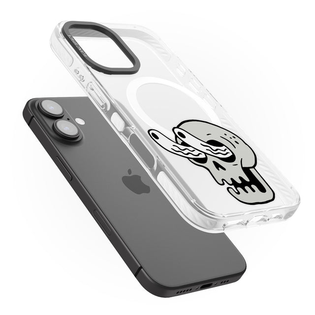 iPhone 16 Pro Max Skull Eyes Black Impact Phone Case