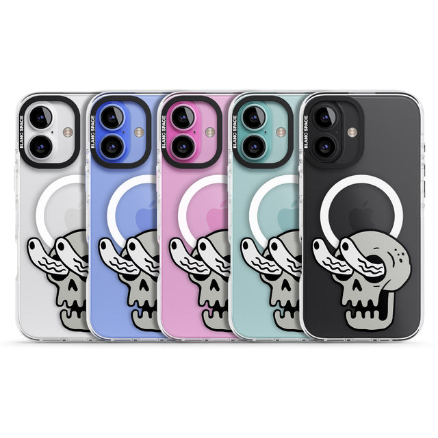 iPhone 16 Pro Max Skull Eyes Black Impact Phone Case