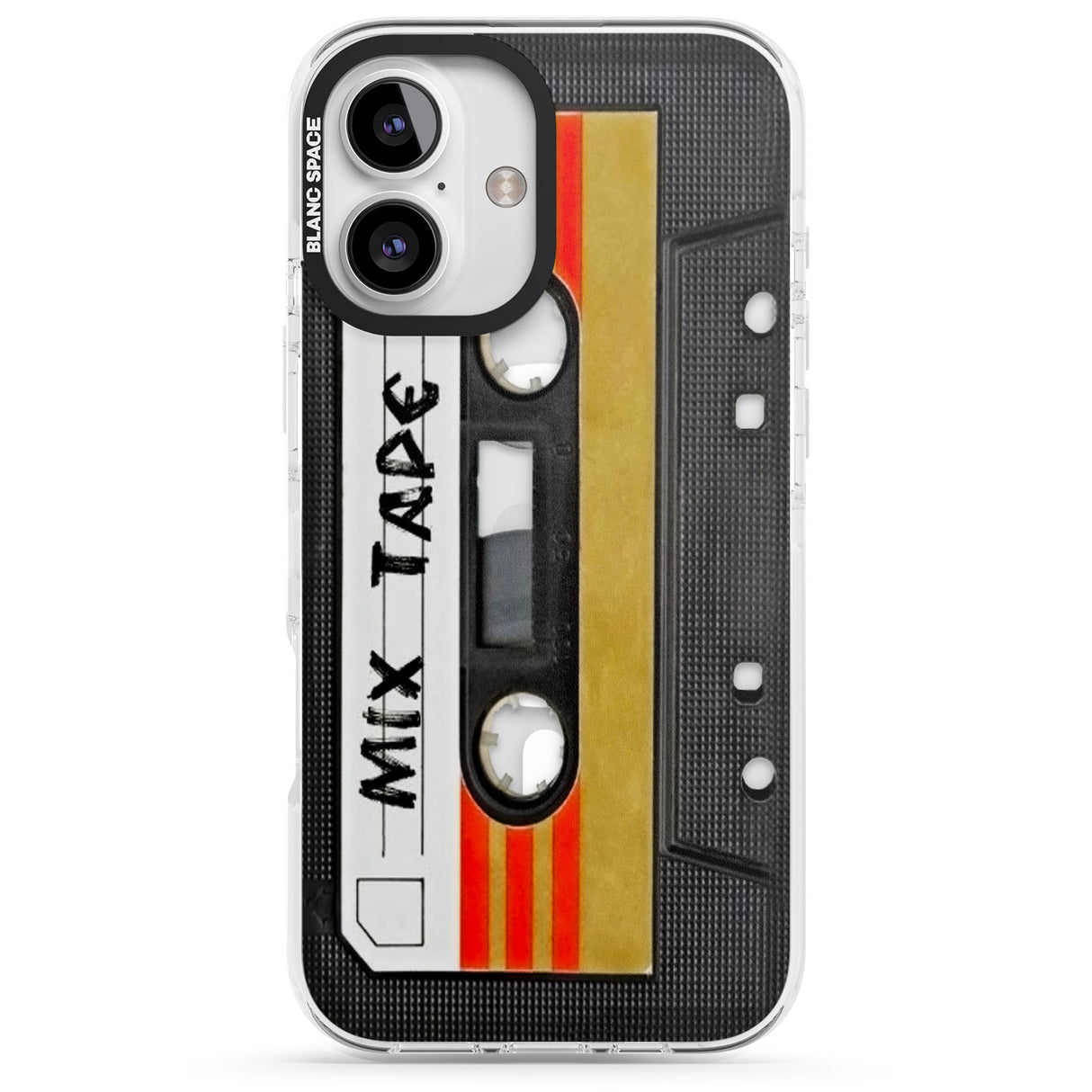 iPhone 16 Pro Max Retro Mix Tape Black Impact Phone Case