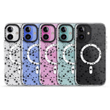 iPhone 16 Pro Max Black Cosmic Galaxy Pattern Black Impact Phone Case