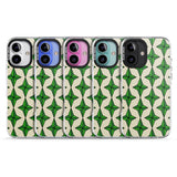 iPhone 16 Pro Max Emerald Stars Pattern Black Impact Phone Case