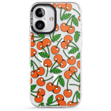 iPhone 16 Pro Max Orchard Fresh Cherries Black Impact Phone Case