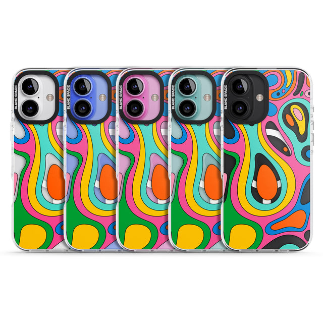 iPhone 16 Pro Max Dreams & Grooves Black Impact Phone Case