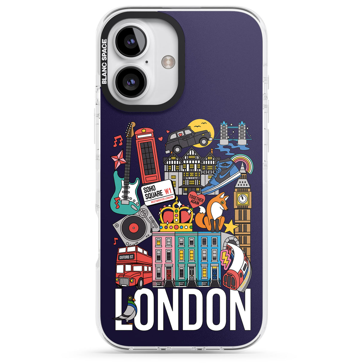 iPhone 16 Pro Max London Calling Black Impact Phone Case