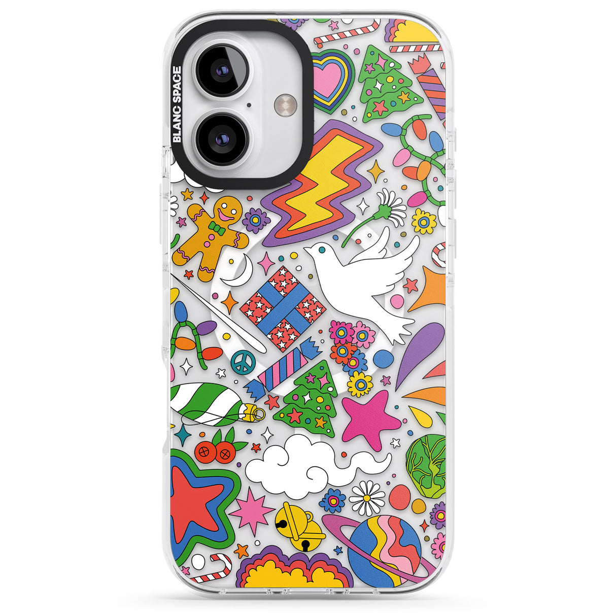 iPhone 16 Pro Max Whimsical Wonderland Black Impact Phone Case