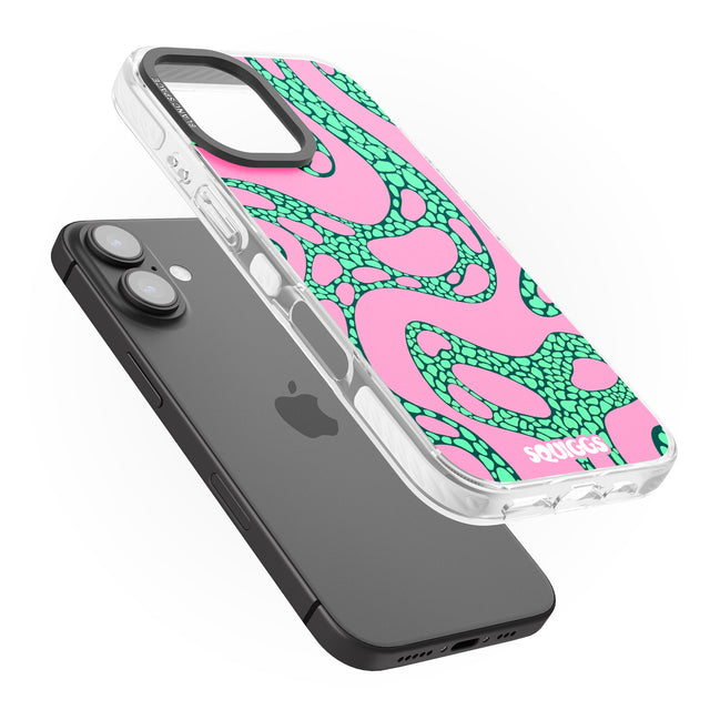 iPhone 16 Pro Max Alien Glow Black Impact Phone Case