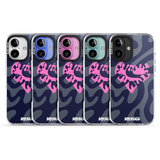 iPhone 16 Pro Max Broken Heart Black Impact Phone Case