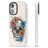 iPhone 16 Pro Max Sugar Skull Floral Black Impact Phone Case