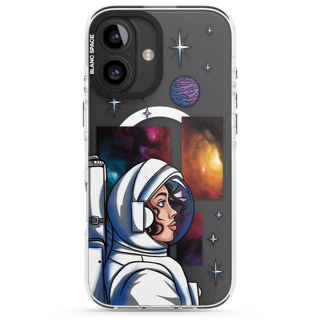 iPhone 16 Pro Max Cosmic Ambition Black Impact Phone Case