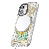 iPhone 16 Pro Max Celestial Zodiac - Leo Clear Impact Phone Case + Magsafe