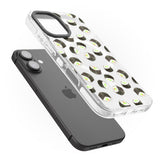 iPhone 16 Pro Max Maki Rolls Sushi Pattern Black Impact Phone Case