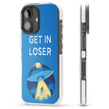 iPhone 16 Pro Max Get in Loser UFO Black Impact Phone Case