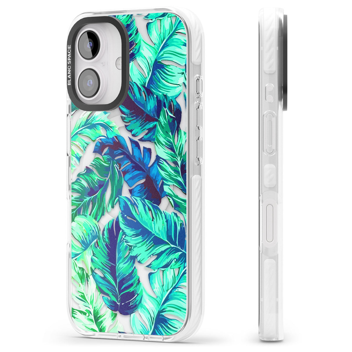 iPhone 16 Pro Max Tropical Palms Black Impact Phone Case