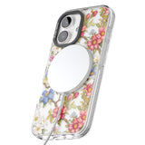 iPhone 16 Pro Max Vintage Vines & Flowers Clear Impact Phone Case + Magsafe