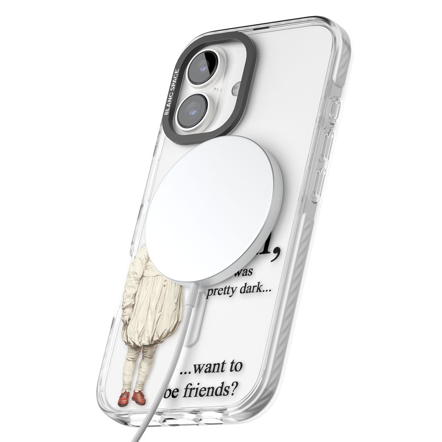 Want to be Friends? Impact Magsafe Phone Case for iPhone 16, iPhone 16 Plus