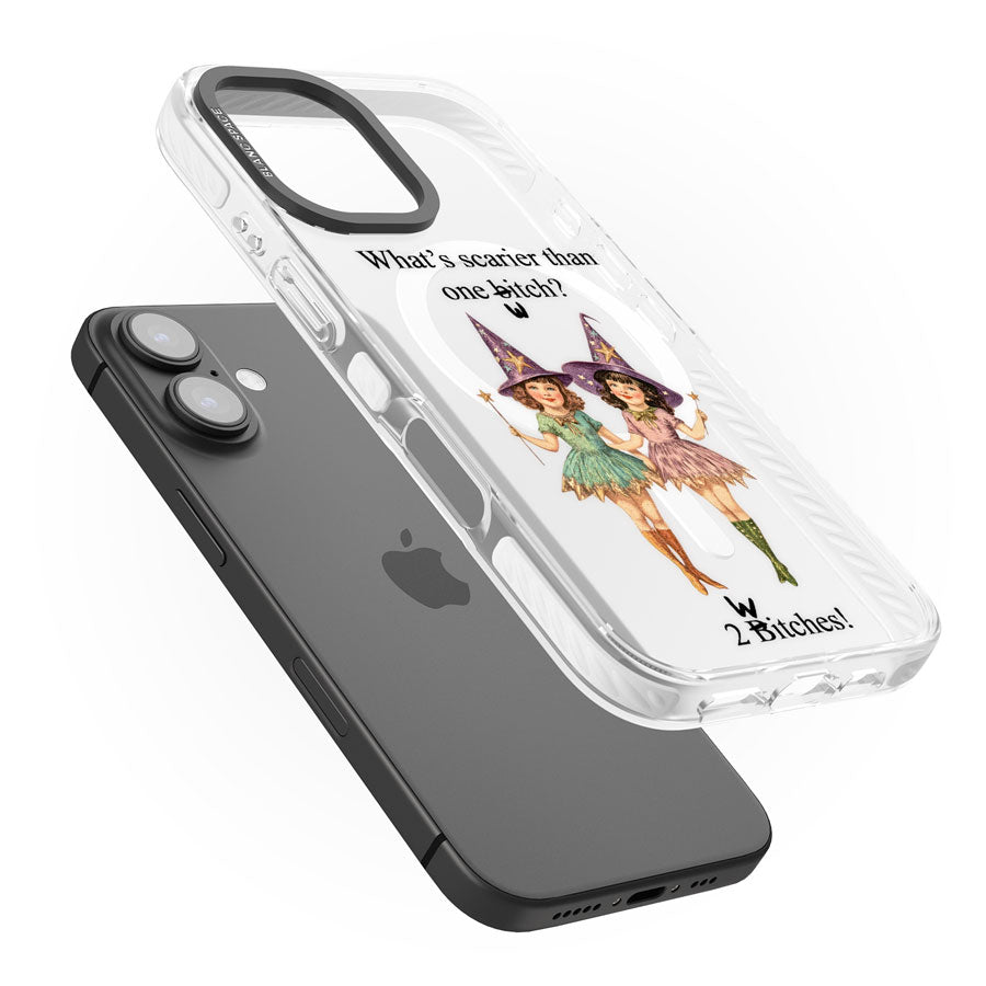 Two Witches Impact Magsafe Phone Case for iPhone 16, iPhone 16 Plus