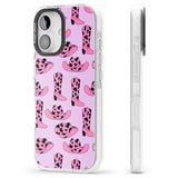 iPhone 16 Pro Max Cow-Girl Pattern Black Impact Phone Case