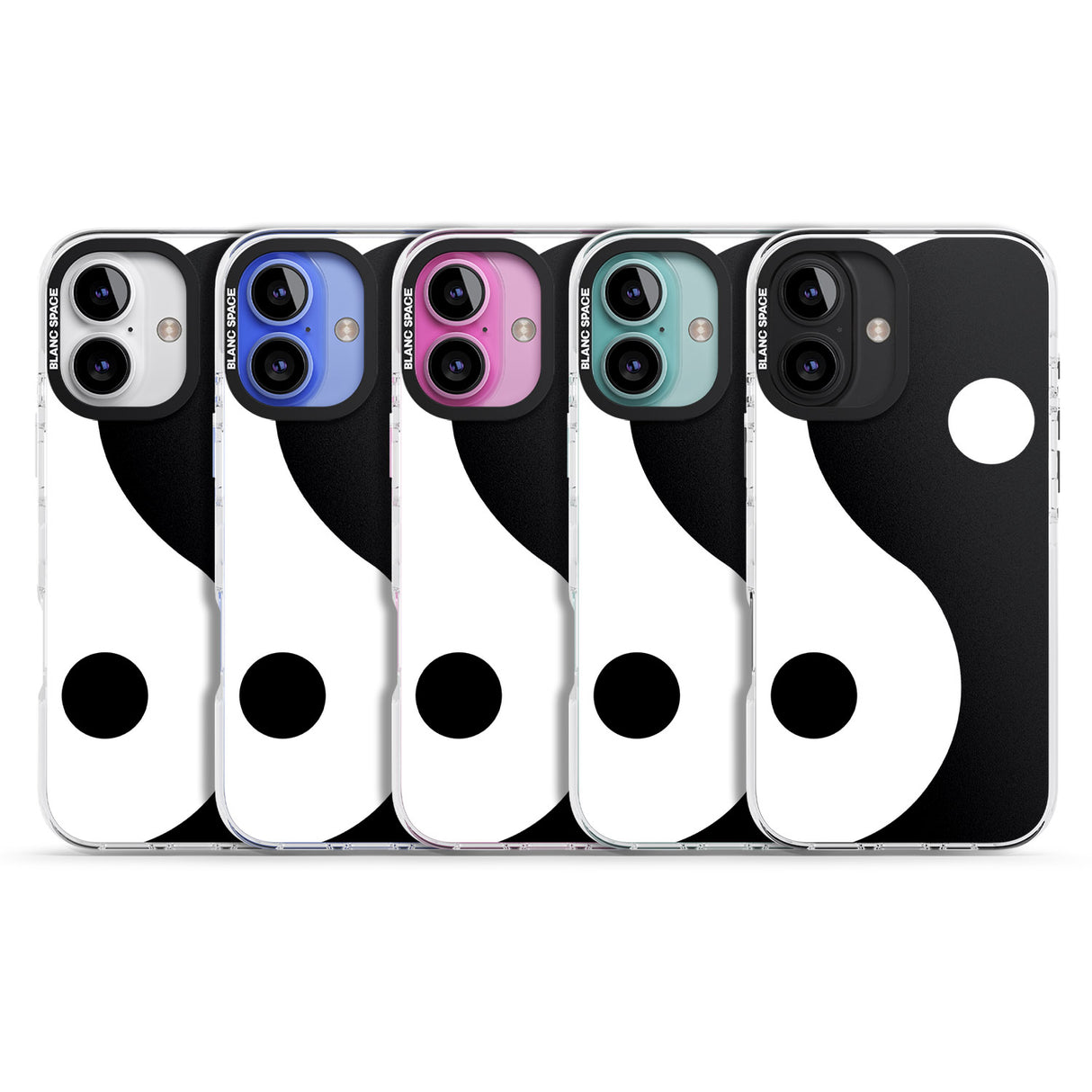 iPhone 16 Pro Max Large Yin Yang Black Impact Phone Case