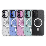 iPhone 16 Pro Max Gemini Emblem - Transparent Design Black Impact Phone Case