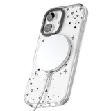 iPhone 16 Pro Max Pisces Emblem - Transparent Design Black Impact Phone Case