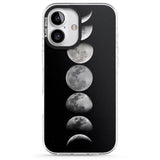 iPhone 16 Pro Max Phases Of The Moon Black Impact Phone Case