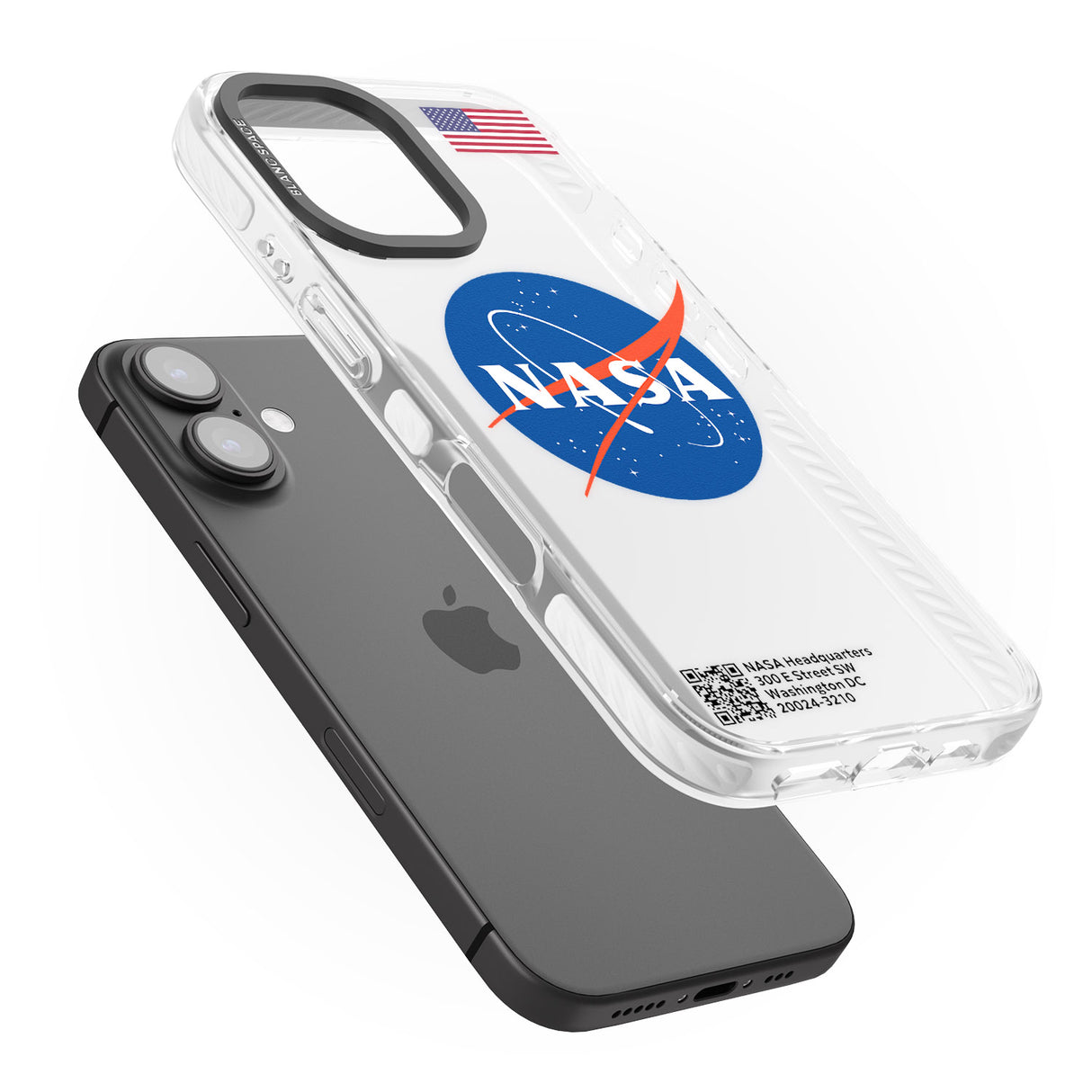 iPhone 16 Pro Max NASA Meatball Black Impact Phone Case