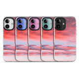 iPhone 16 Pro Max Pink Cloudy Sunset Photograph Black Impact Phone Case