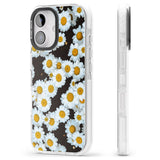 iPhone 16 Pro Max Daisies - Real Floral Photographs Black Impact Phone Case