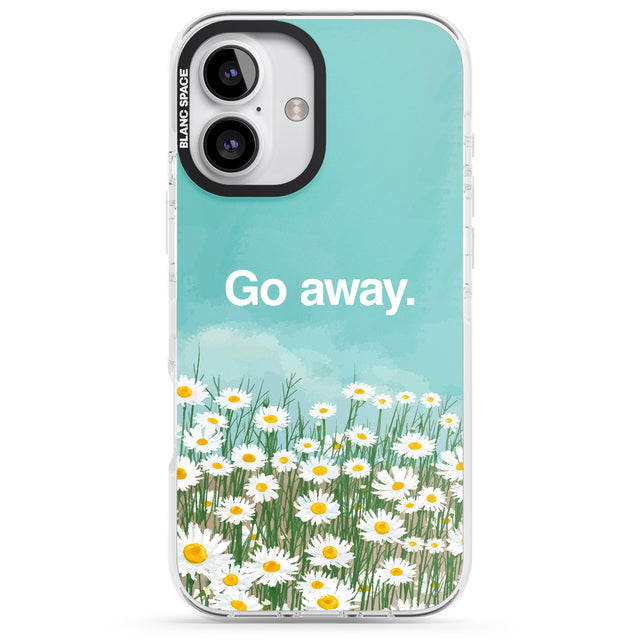 iPhone 16 Pro Max Go away Black Impact Phone Case