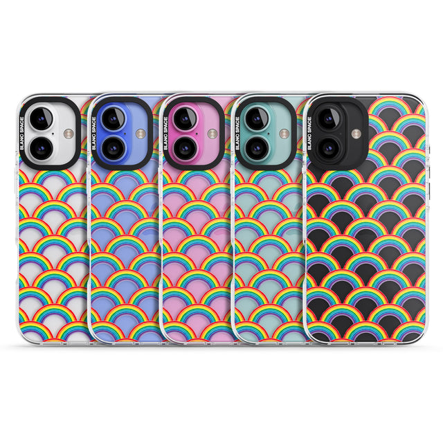 iPhone 16 Pro Max Somewhere over the rainbow Black Impact Phone Case