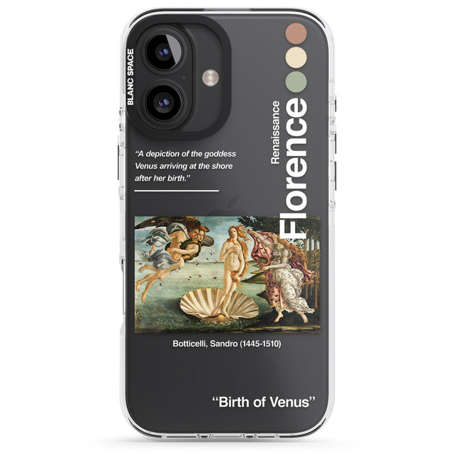 iPhone 16 Pro Max Birth of Venus Black Impact Phone Case