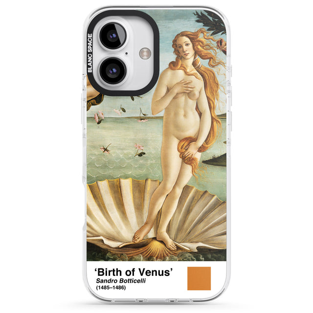 iPhone 16 Pro Max The Birth of Venus Black Impact Phone Case