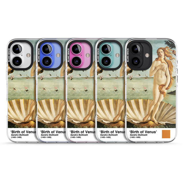 iPhone 16 Pro Max The Birth of Venus Black Impact Phone Case