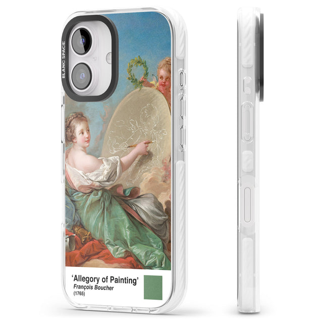 iPhone 16 Pro Max Allegory of Painting Black Impact Phone Case