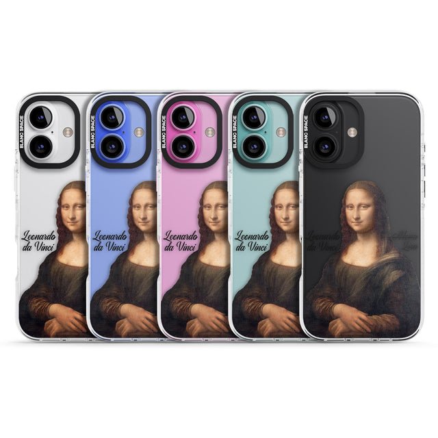 iPhone 16 Pro Max Mona Lisa Cutout Black Impact Phone Case