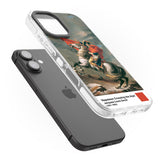 iPhone 16 Pro Max Napoleon Crossing the Alps Black Impact Phone Case