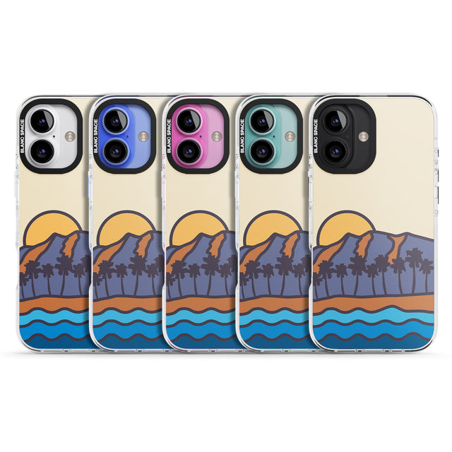 iPhone 16 Pro Max South Sunset Black Impact Phone Case