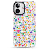 iPhone 16 Pro Max Rainbow Starburst Black Impact Phone Case