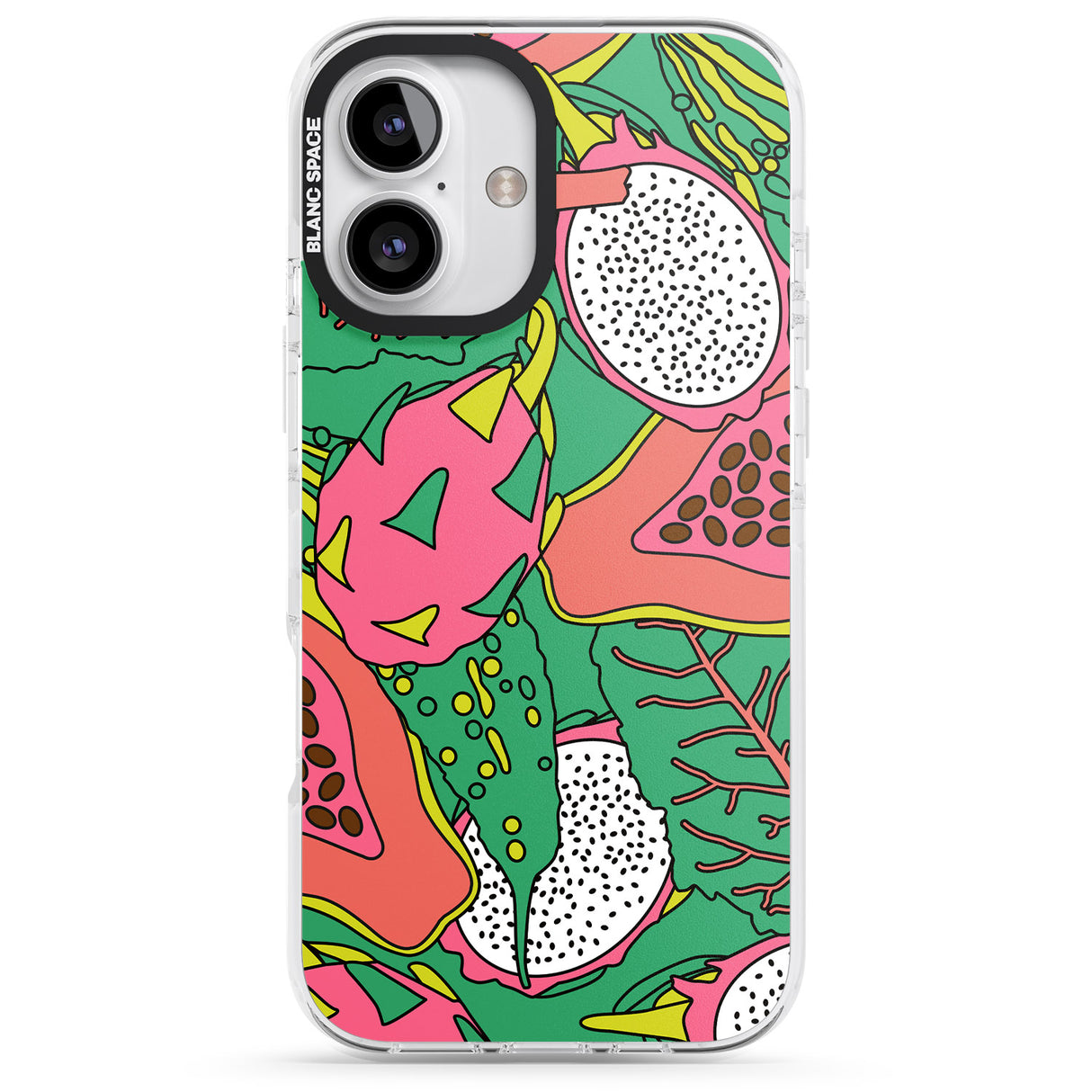 iPhone 16 Pro Max Psychedelic Salad Black Impact Phone Case