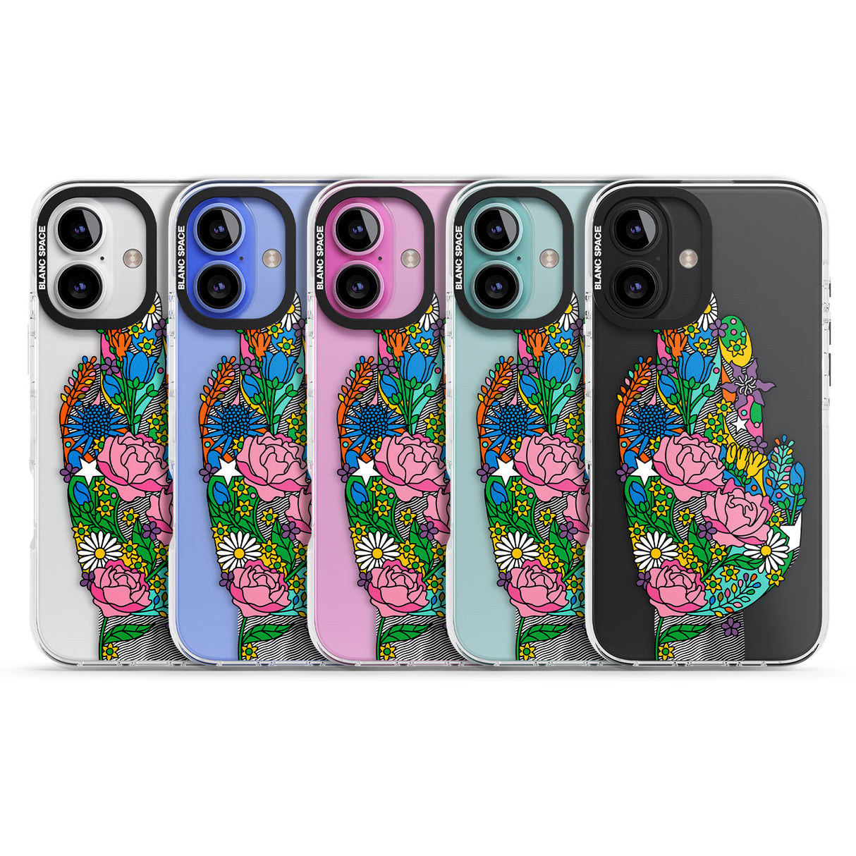 iPhone 16 Pro Max Garden Touch Black Impact Phone Case