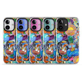 iPhone 16 Pro Max Tropical Vibes Collage Black Impact Phone Case