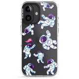 iPhone 16 Pro Max Astronaut Pattern Black Impact Phone Case