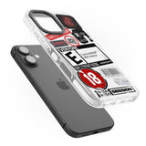 iPhone 16 Pro Max Rated 18+ Sticker Mix Black Impact Phone Case